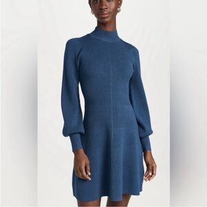 Hill House Navy Long Sleeve Mariana Dress